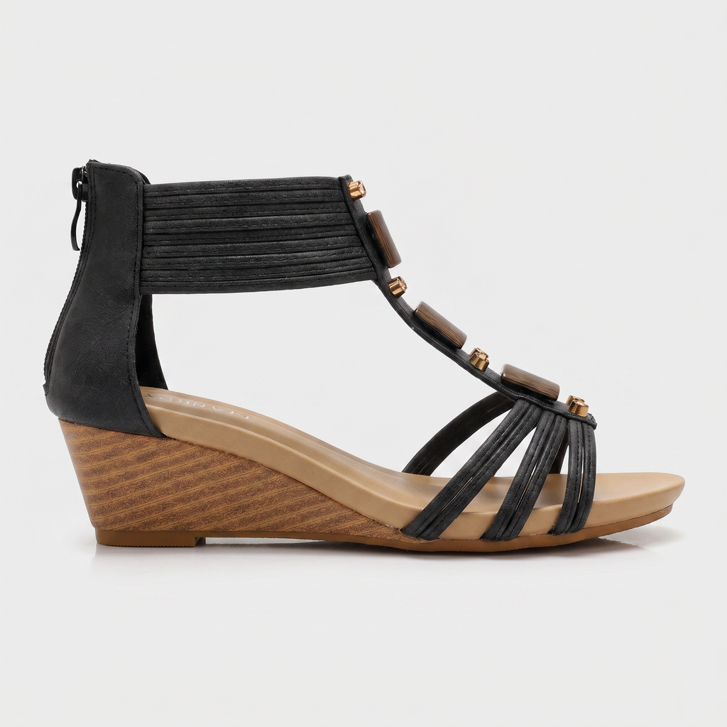 Celestia Boho Wedge Sandals