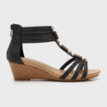 Celestia Boho Wedge Sandals