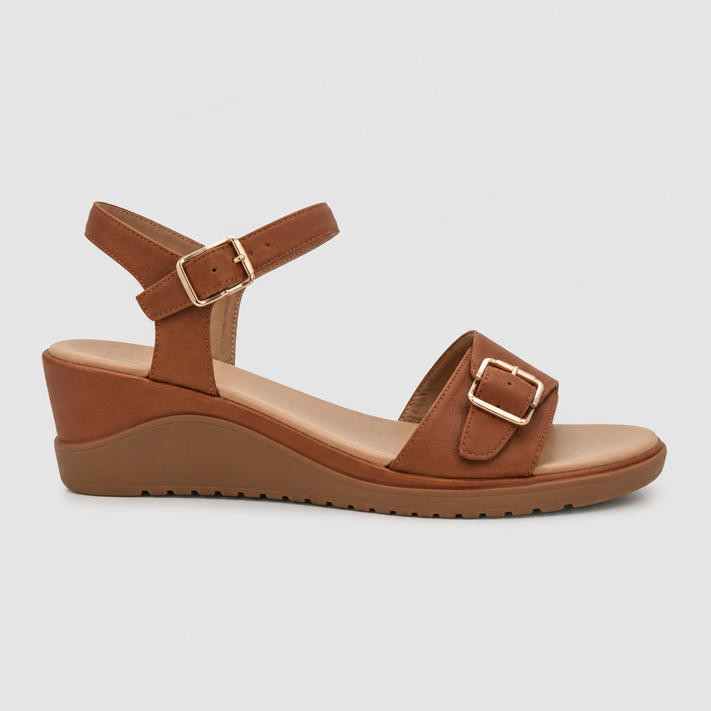 Elara Comfort Wedge Sandals