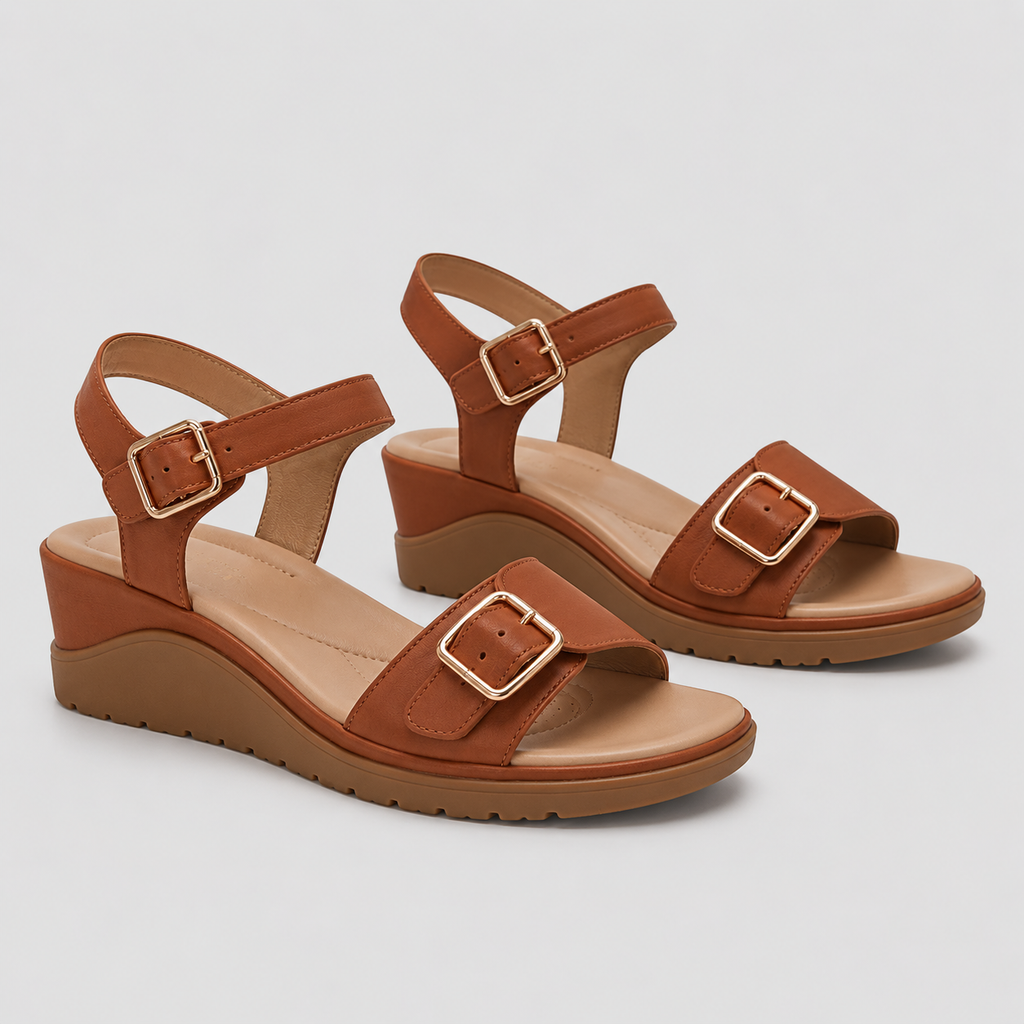 Elara Comfort Wedge Sandals