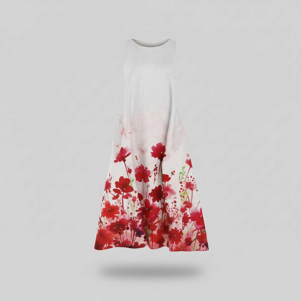Camille Floral Midi Dress