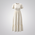 Janice Broderie Maxi Dress