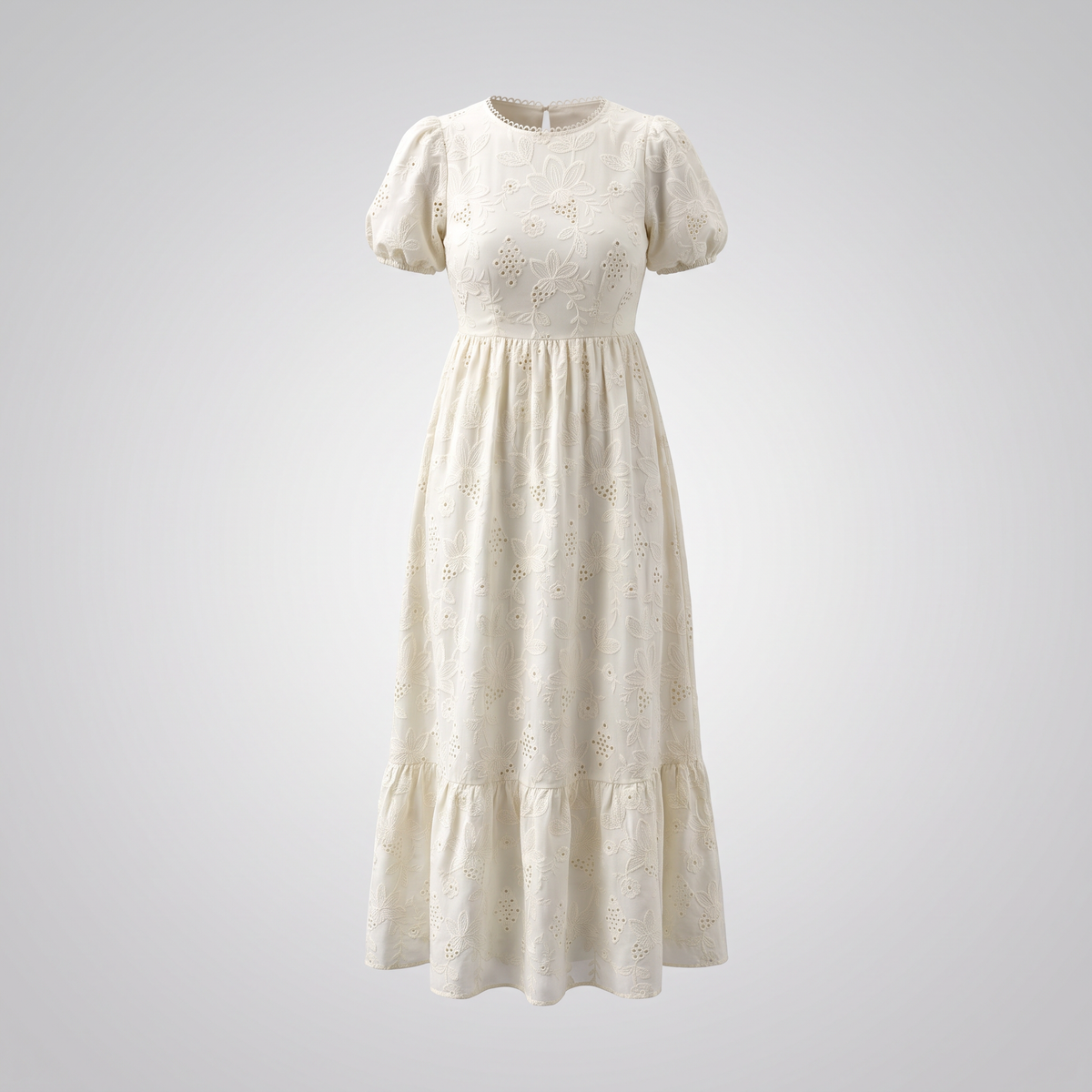 Janice Broderie Maxi Dress