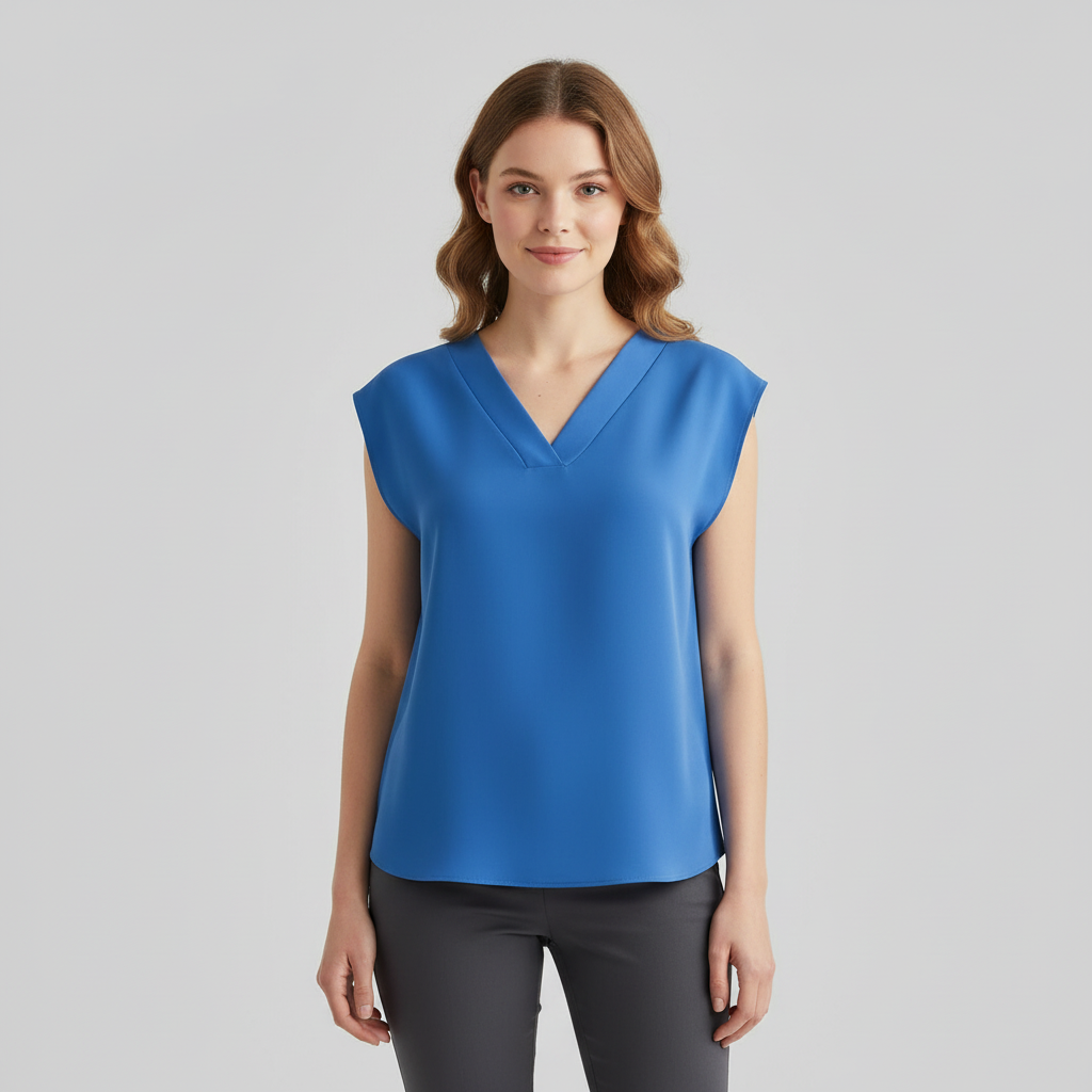 Corinne V Neck Blouse