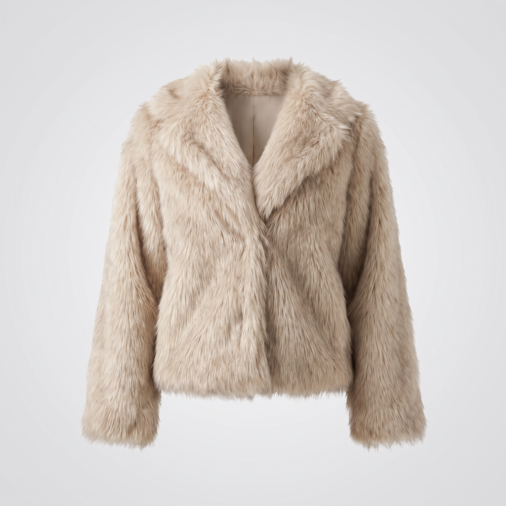 Vivienne Faux Fur Collar Jacket
