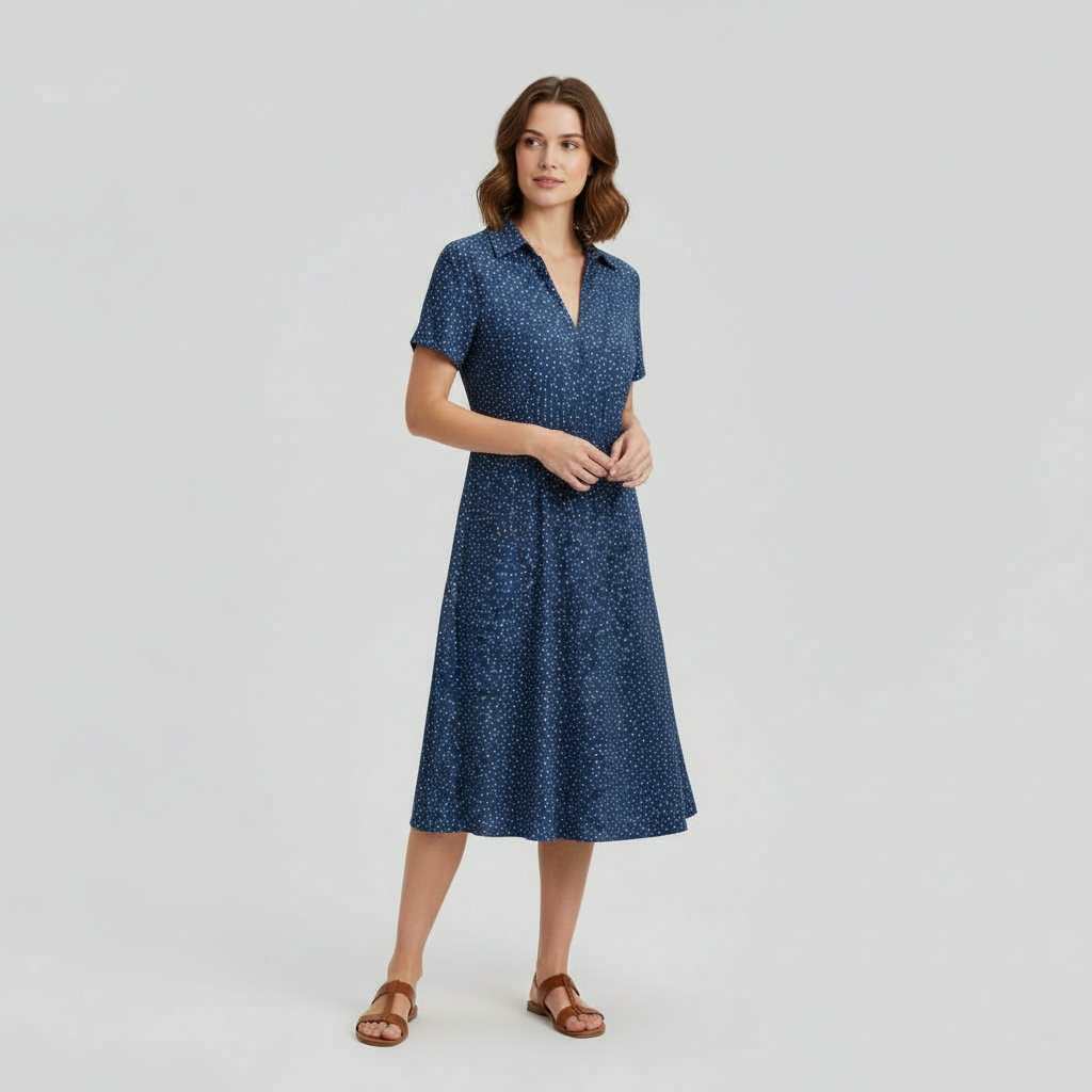 Estella Shirt Midi Dress