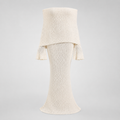 Marisol Off-Shoulder Bouclé Maxi Dress